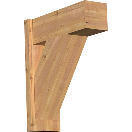 Ekena Millwork Traditional Block Smooth Outlooker, Western Red Cedar, 7 1/2"W x 20"D x 24"H OUT08X20X24TRA05SWR